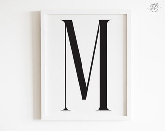 printable letter m etsy