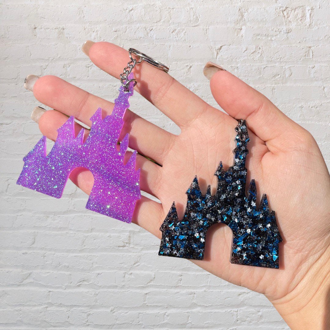 Cinderellas Castle//keychains//resin//disney Etsy