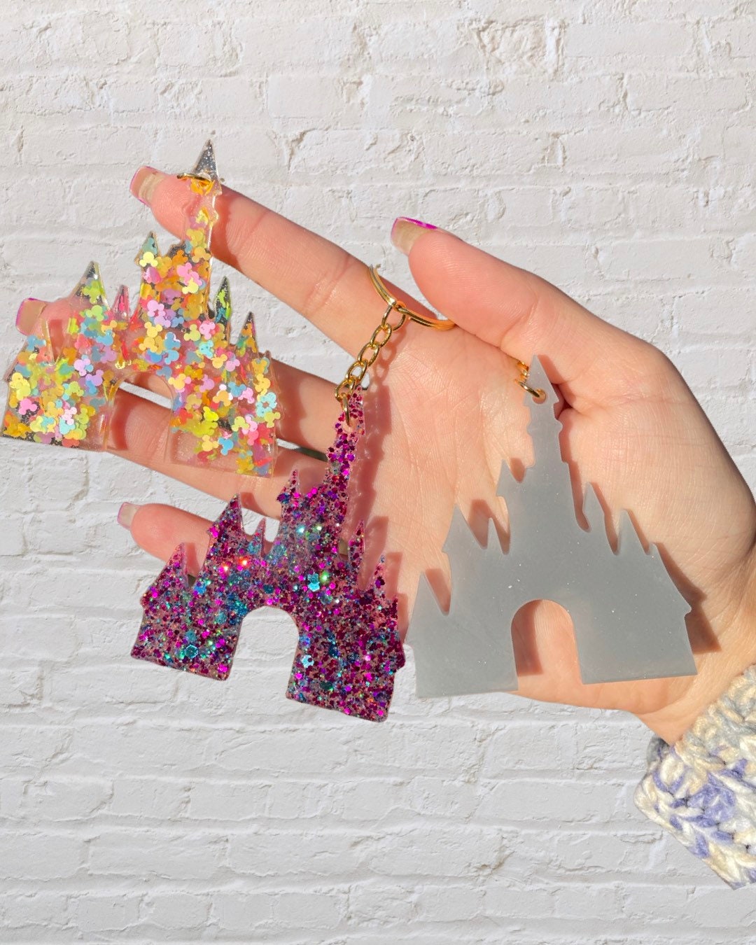Cinderellas Castle//keychains//resin//disney Etsy