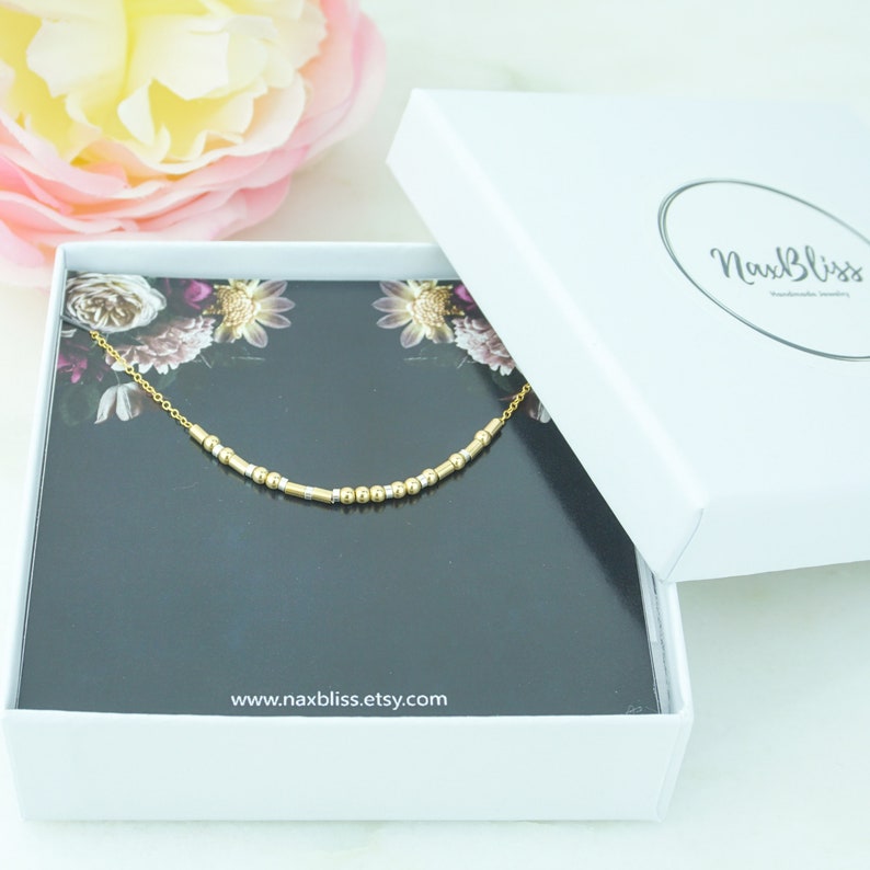 22nd Birthday Gift For Girl Morse Code Necklace and Bracelet Custom Hidden Message Jewelry 22nd Birthday Daughter Birthday Gift Necklace