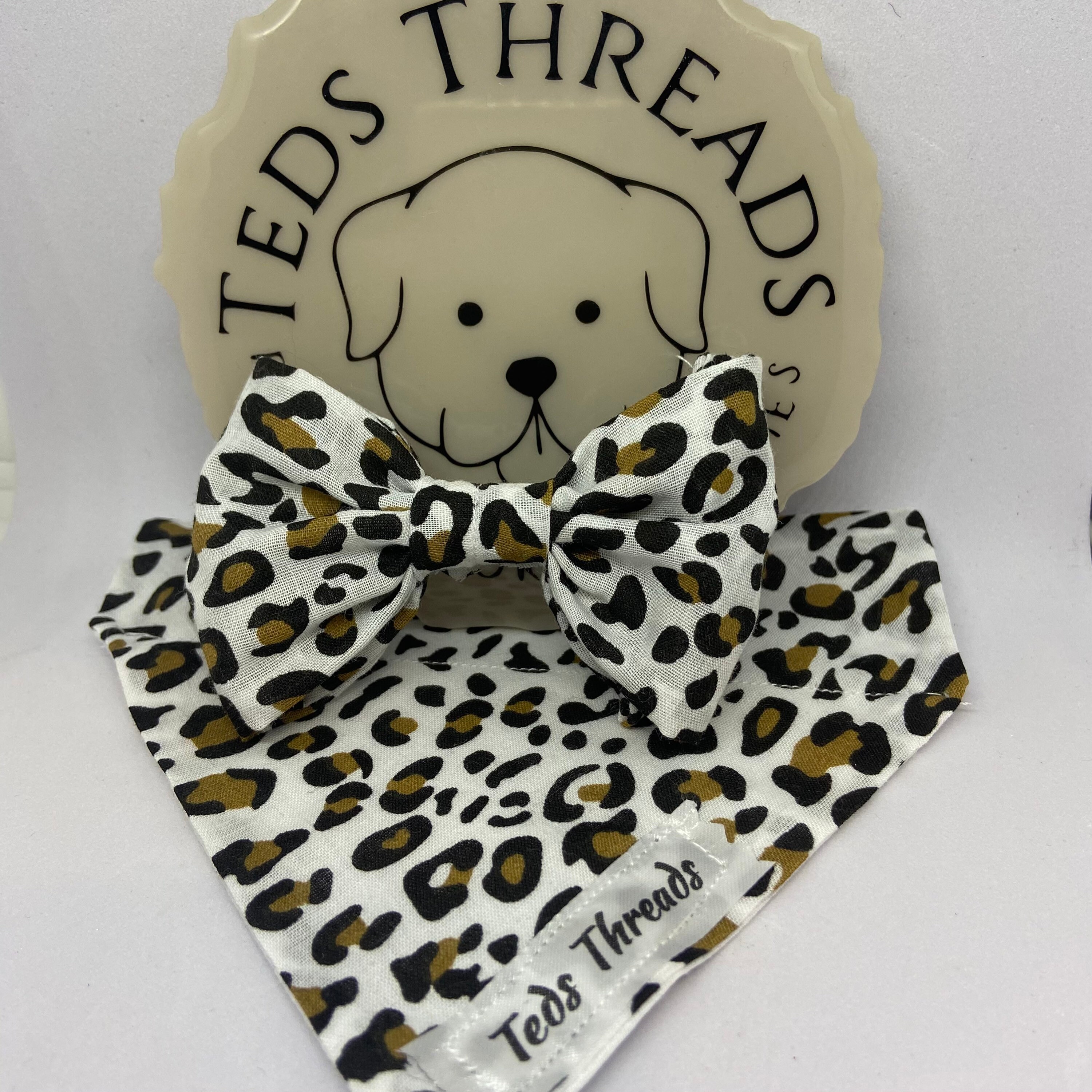 Cheetah leopard print handmade pet accessories collar lead Etsy