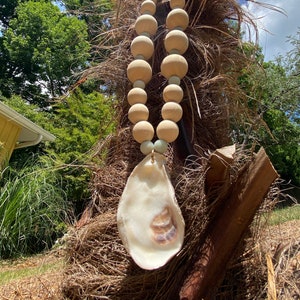Oyster shell necklace
