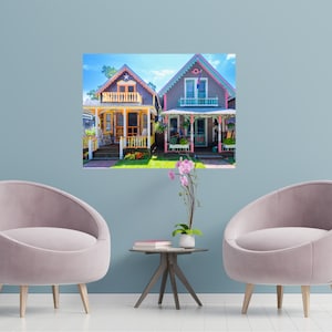 Marthas Vineyard | Oak Bluff | Gingerbread Homes | Wall Art | Photography | Home Decor