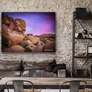 Joshua Tree National Park | California | Face Rock | Palm Springs | Sunset | Wall Decor | Photography