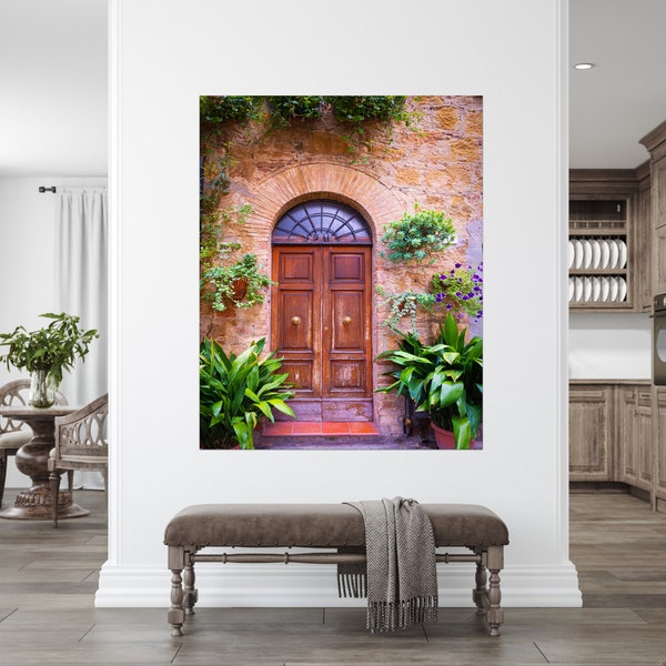 Tuscany Flowered Doors | Italy  | Flowers | Wall Decor | Photos | Photography | Florence | Europe