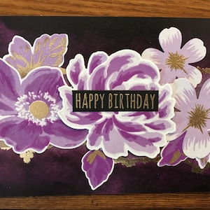 Purple and Gold Birthday