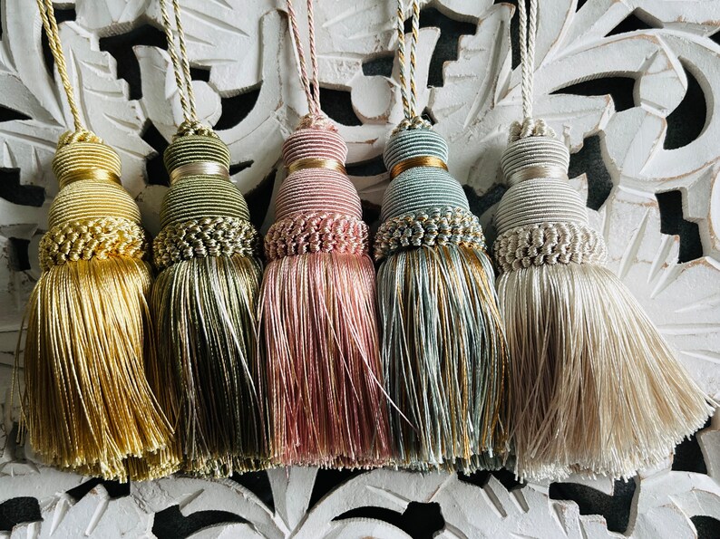 Decorative Key Tassels Key Tassels Vintage Style Tassels Etsy