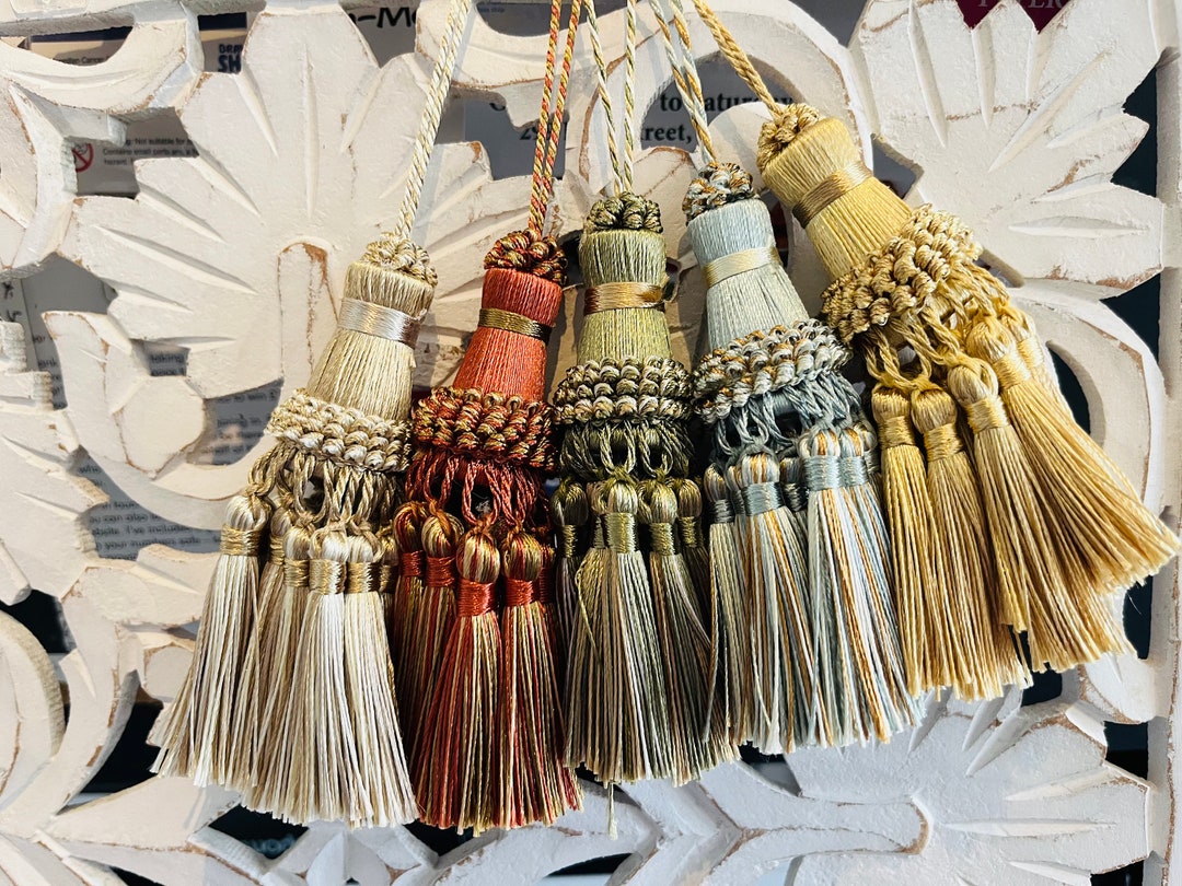 Decorative Key Tassels, French Style Key Tassels, Vintage Style Tassels