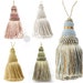 thumbnail image 2 of DecoPro Ivory & Gold Decorative Key Tassel Tieback – 5.5 Inch Winter Sun Design 2 of 6