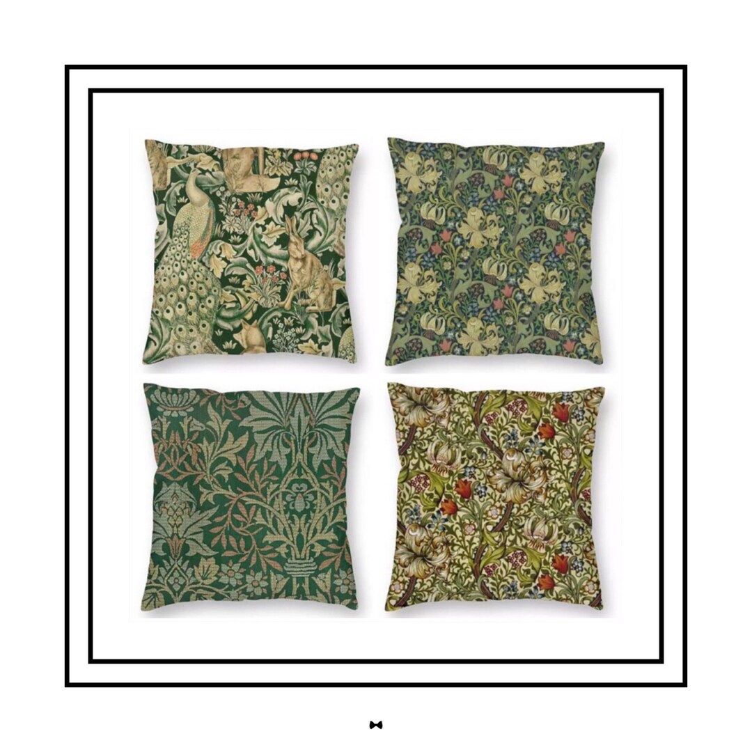 William Morris Cushion Cover William Morris Throw Pillow Golden Lily