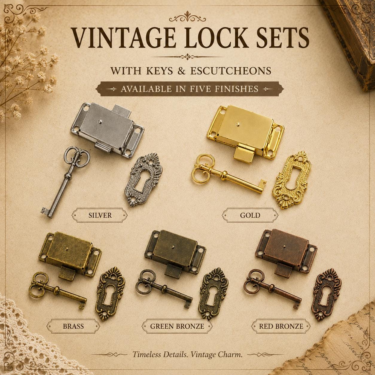 Cabinet latches lock - Etsy 日本