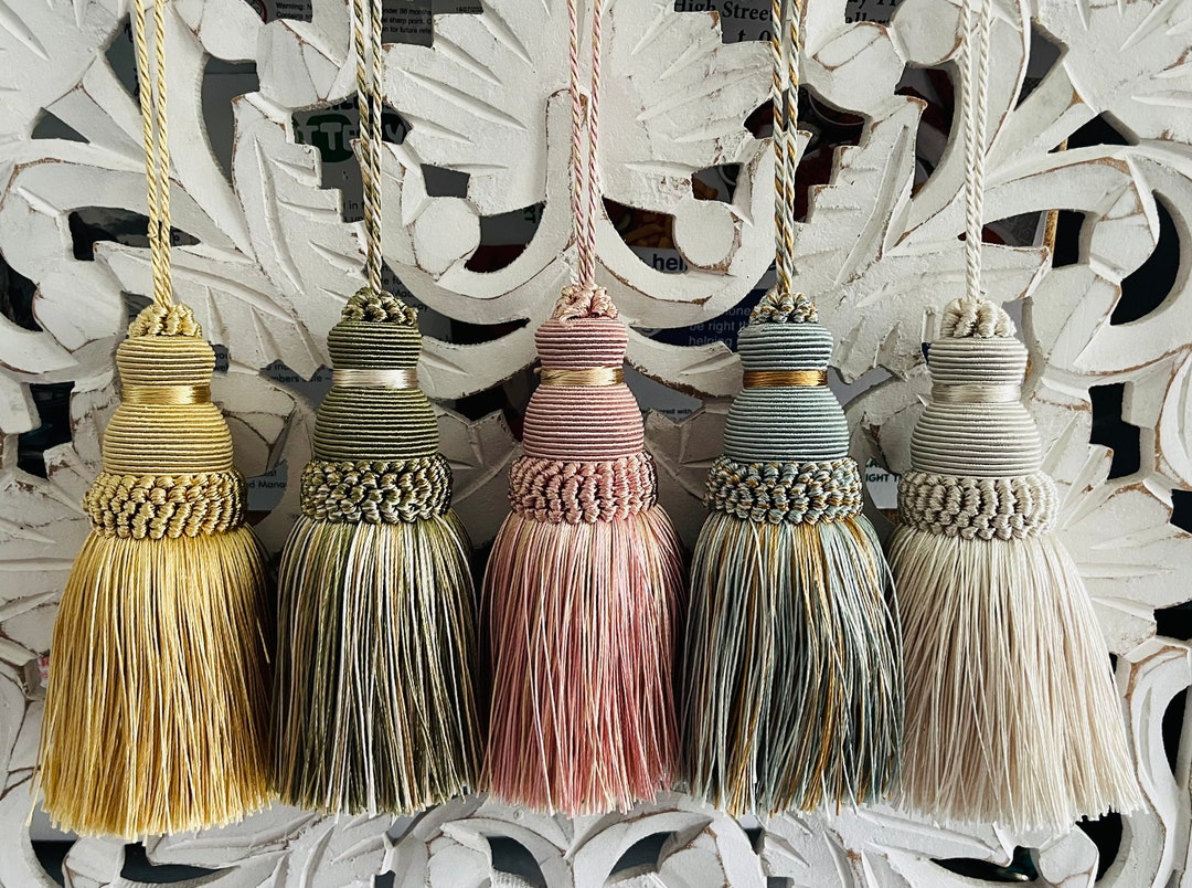 Decorative Key Tassels, Key Tassels, Vintage Style Tassels, Antique