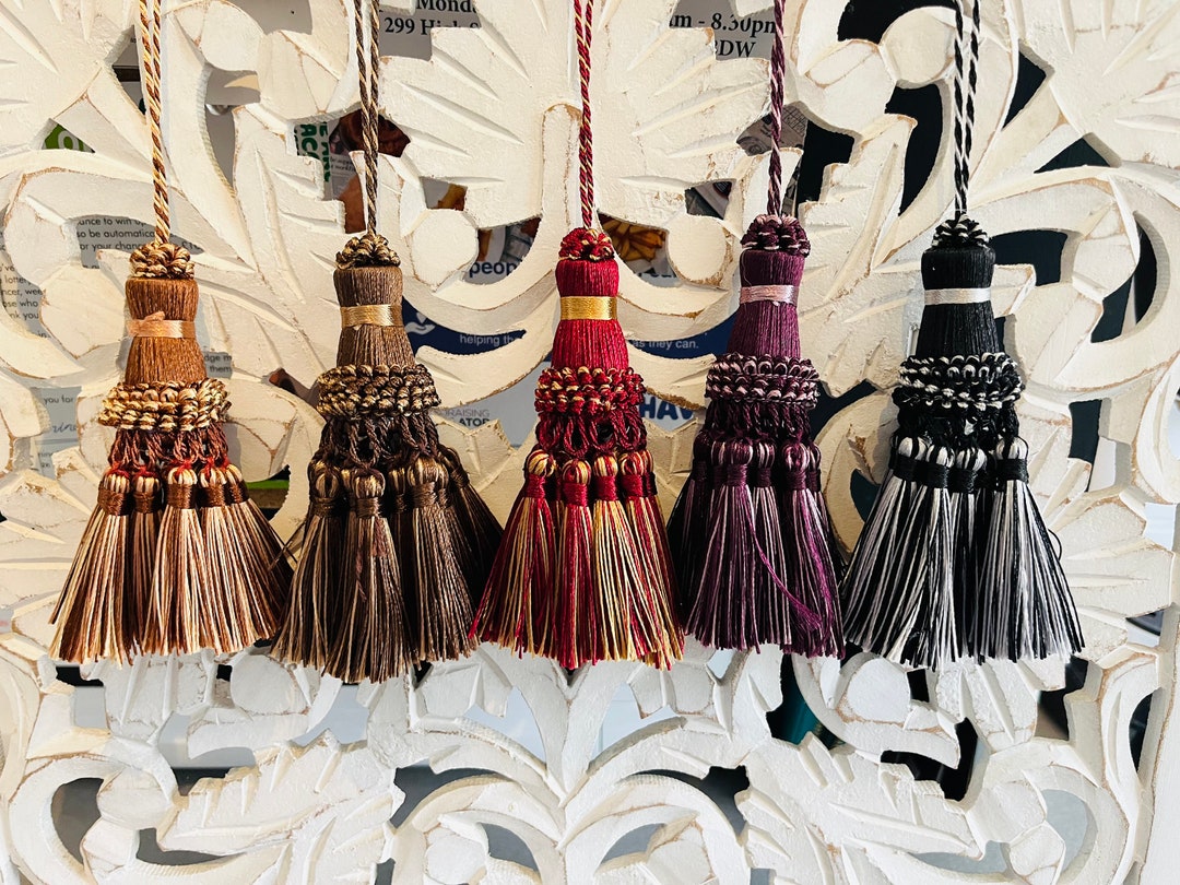 Decorative Key Tassels, French Style Key Tassels, Vintage Style Tassels