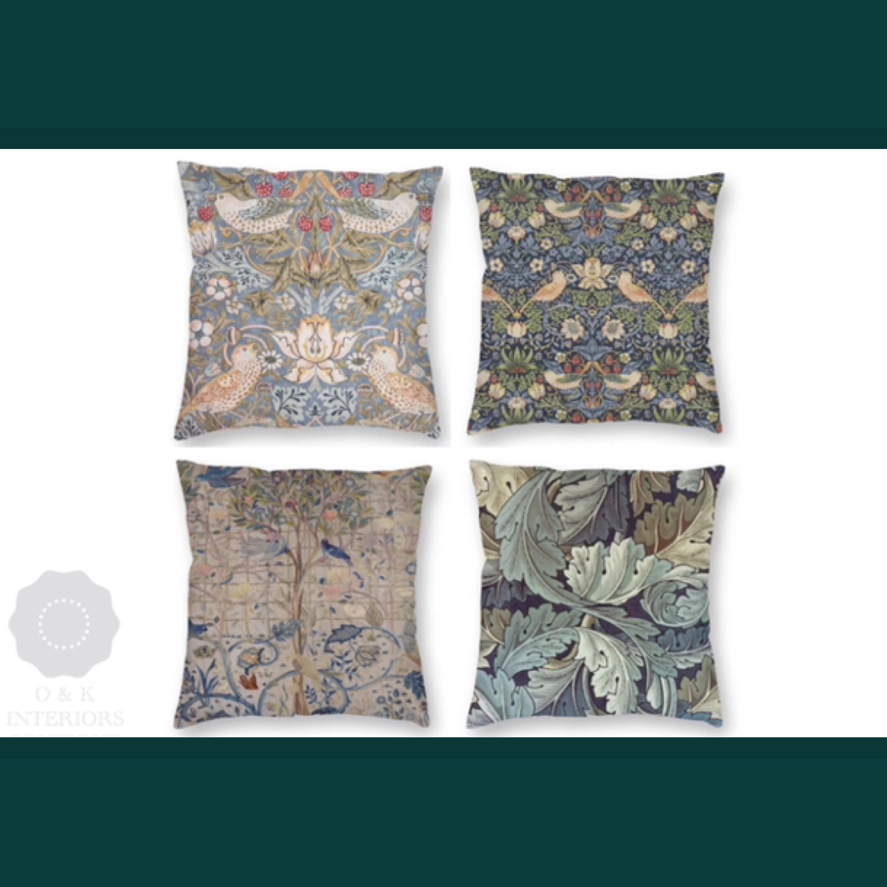 William Morris Cushion Cover William Morris Throw Pillow Etsy UK