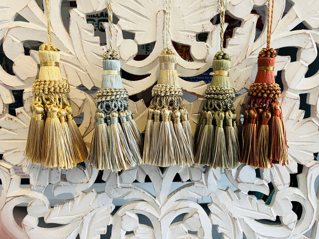Decorative Key Tassels, French Style Key Tassels, Vintage Style Tassels