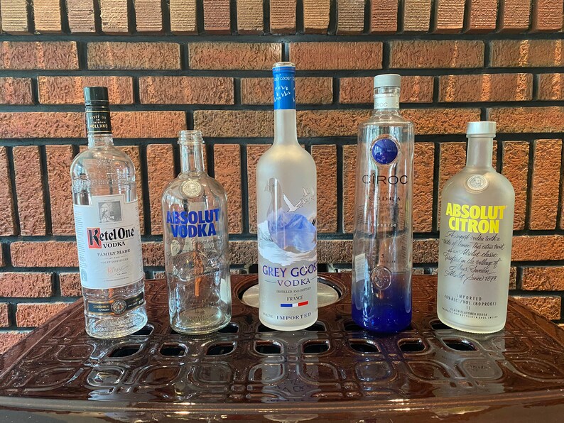 Empty Liquor Bottles Etsy