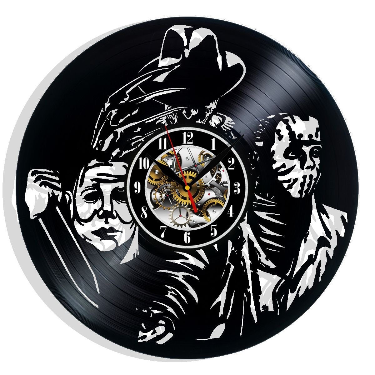 Halloween Horror Movie Vinyl Record Wall Clock 12 Gifts