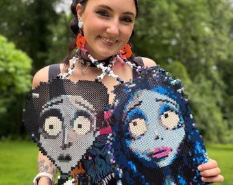 Corpse Duo Rave Perler Necklace | Shrek Rave Perler | Rave Perler | Rave Kandi | Rave Acessories | Kandi |