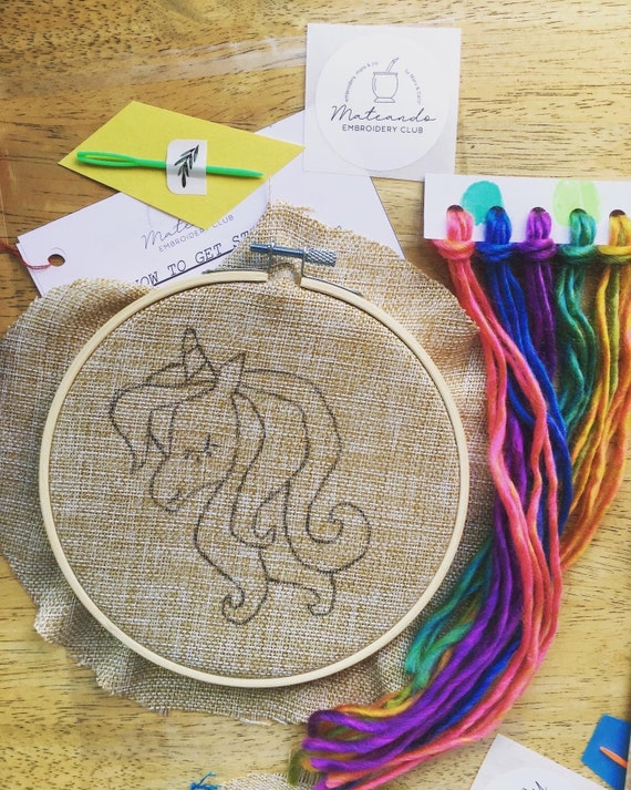 Embroidery Kit for Kids UNICORN 