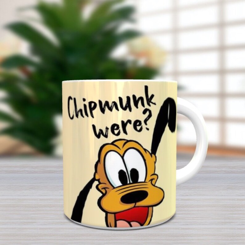 Disney mugs Pluto mug Disney lovers personalized mugs Etsy