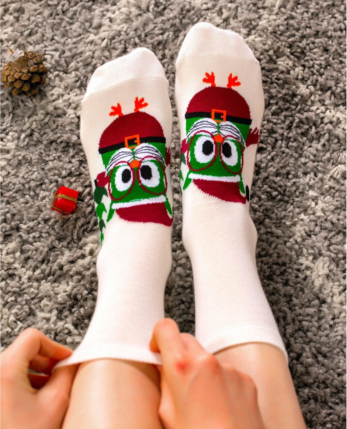 Christmas Socks Women Socks Gift Socks Gift İdea for women Etsy
