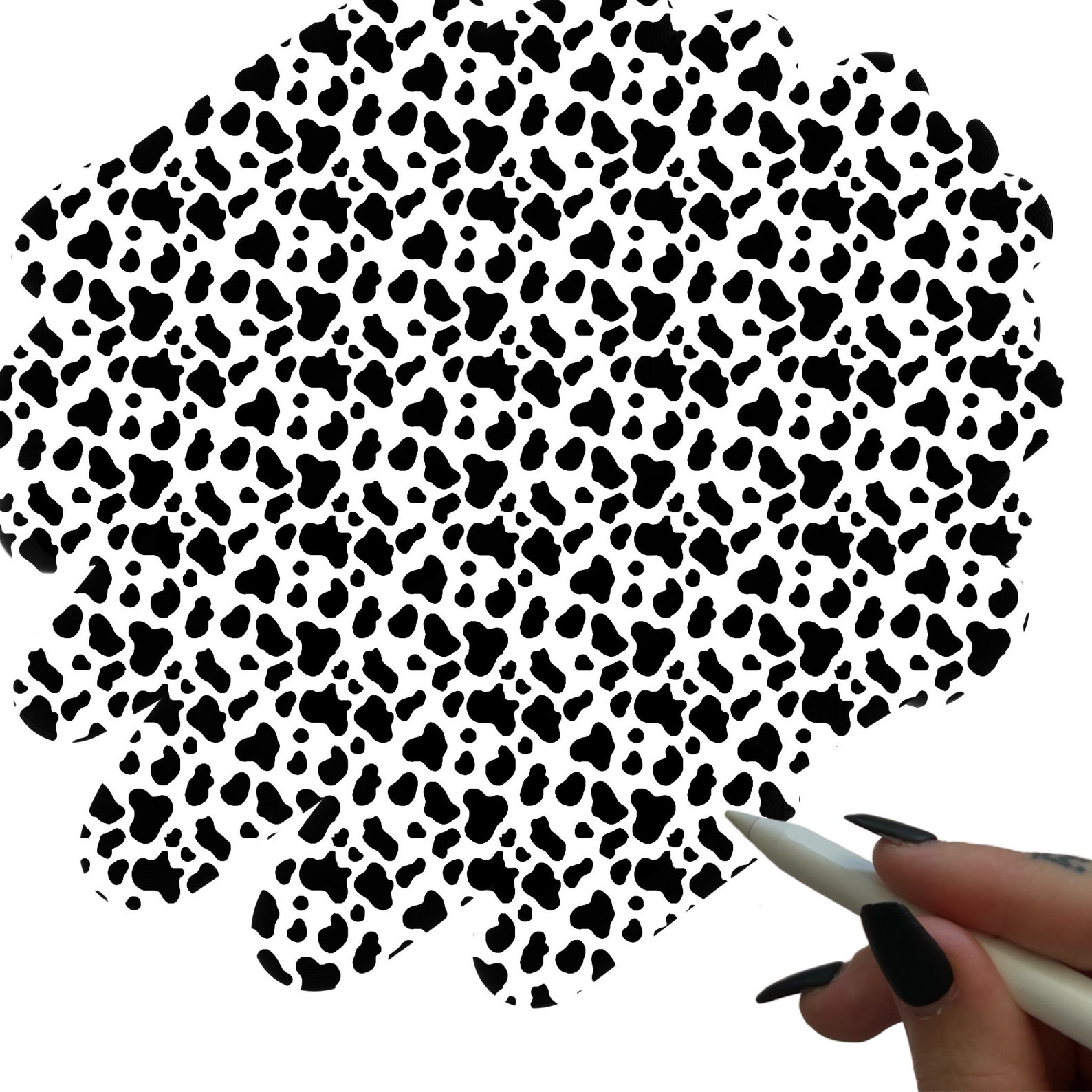 Cow Print Brush Procreate - Etsy