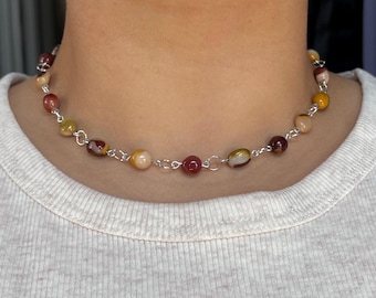 MOOKAITE beaded NECKLACE, hippie JEWELLERY, hippie necklace, jewellery, hippie, bohemian jewellery