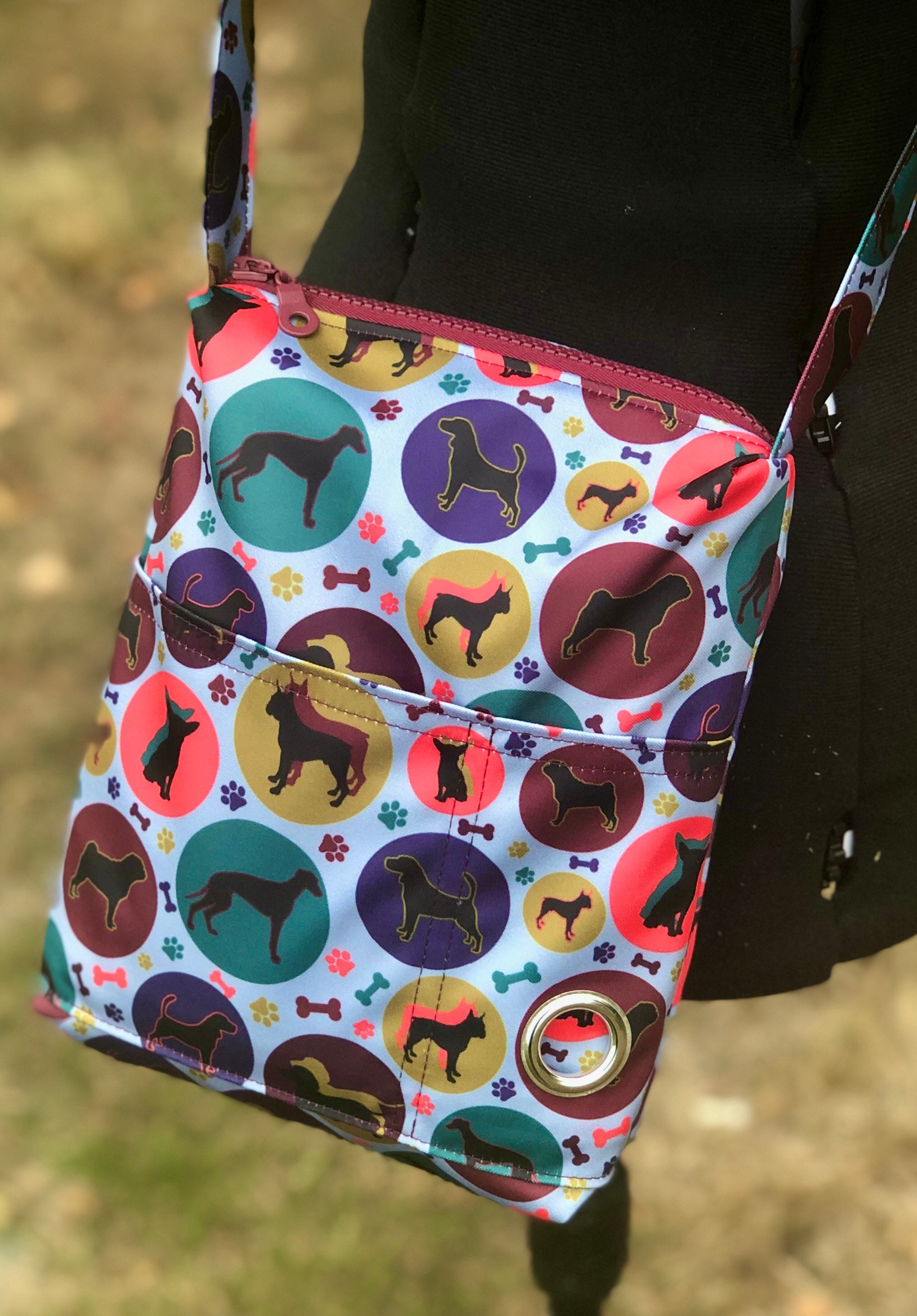 Dog Walking Crossbody Shoulder Bag Etsy