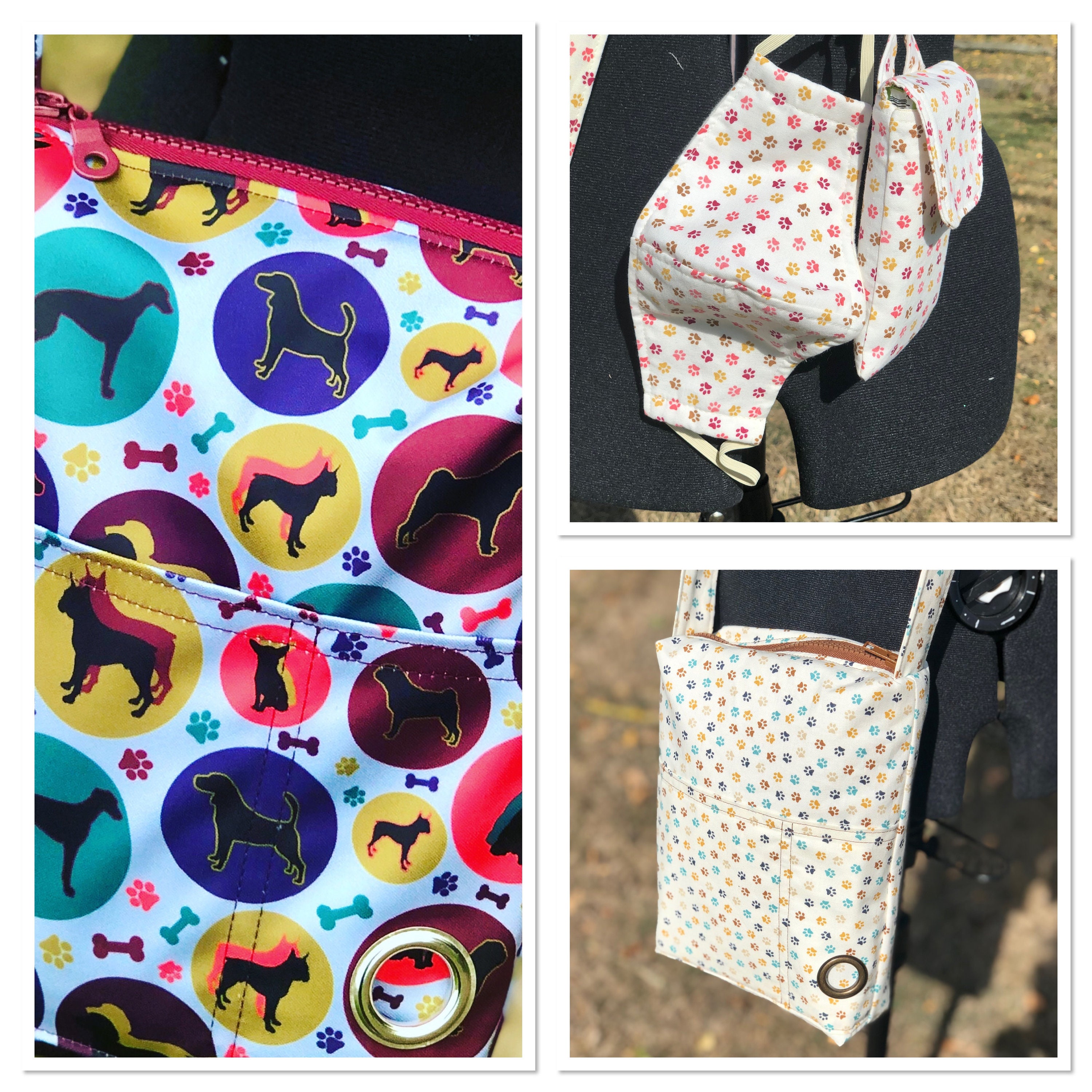 Dog Walking Crossbody Shoulder Bag Etsy