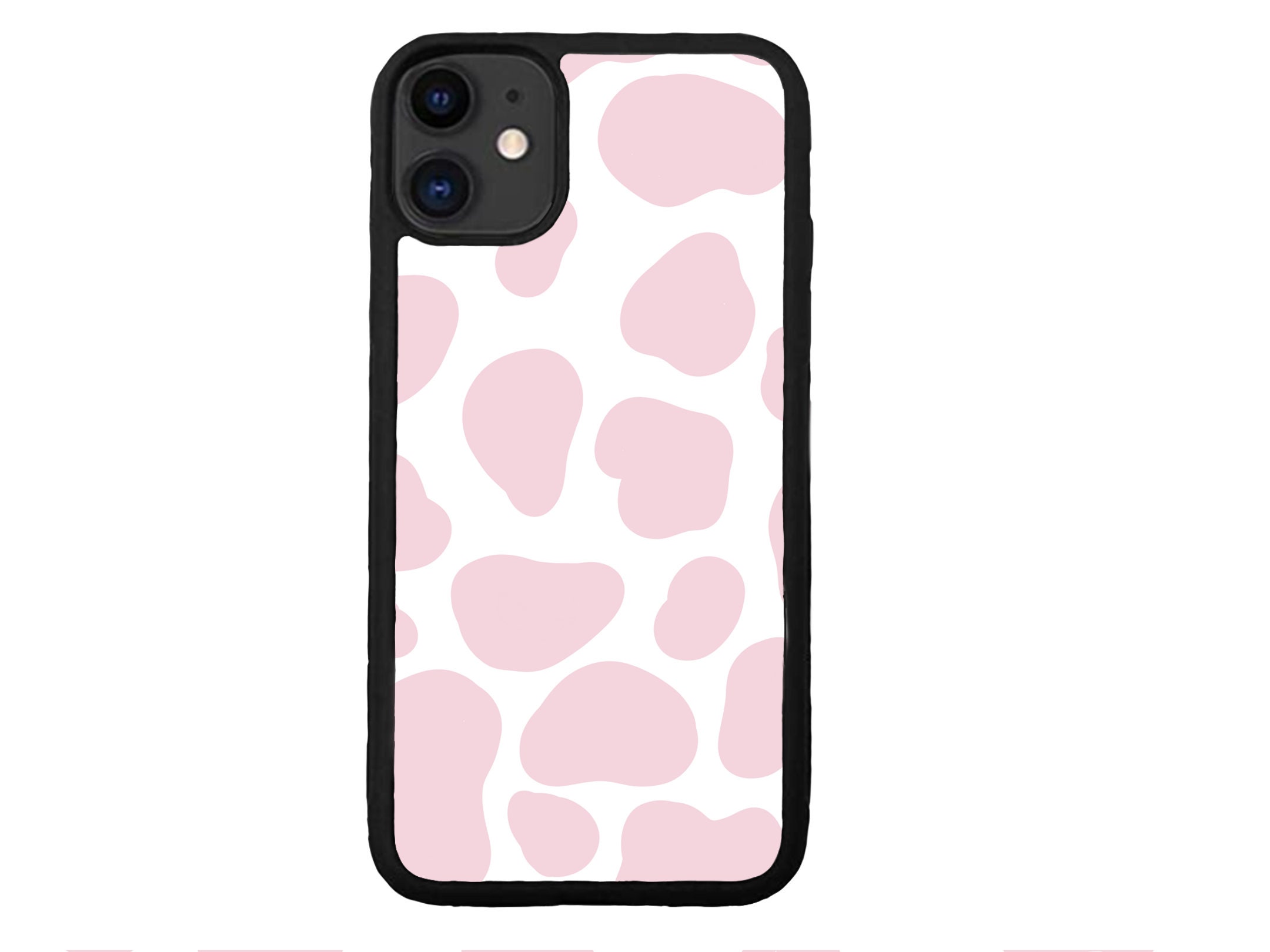 Pink cow print phone case Etsy.de