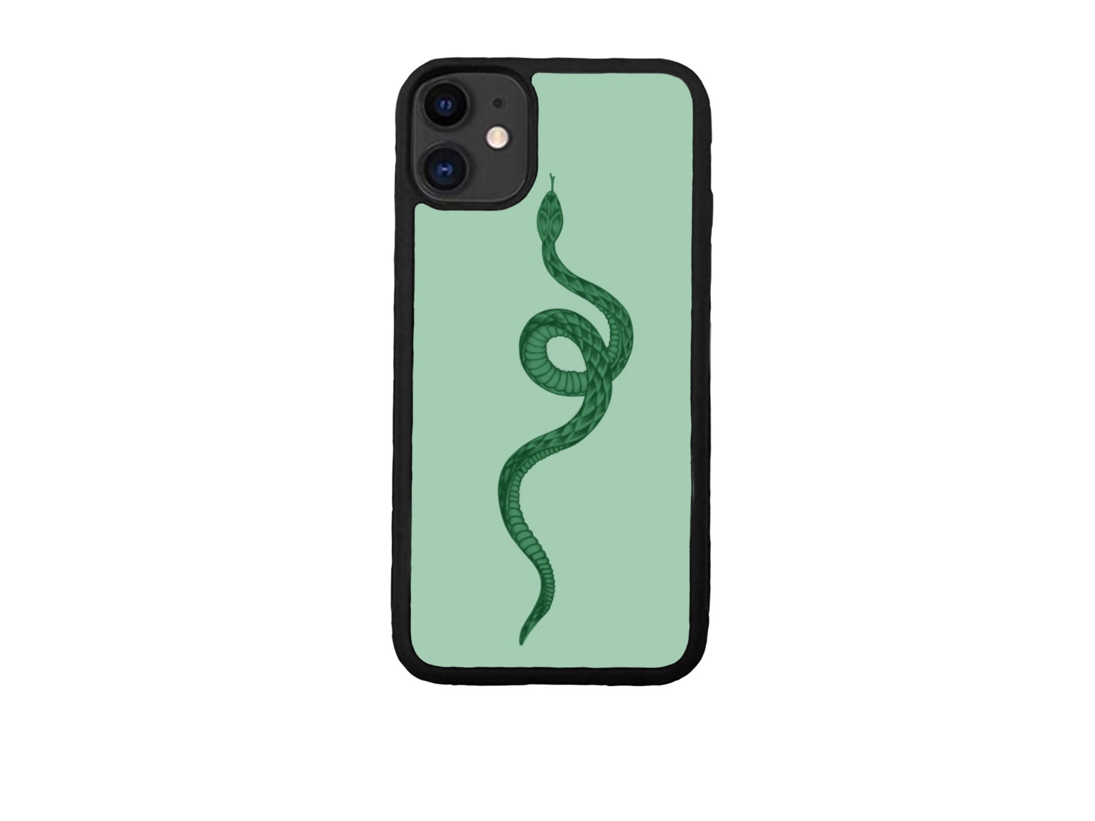 Green Snake Phone Case - Etsy