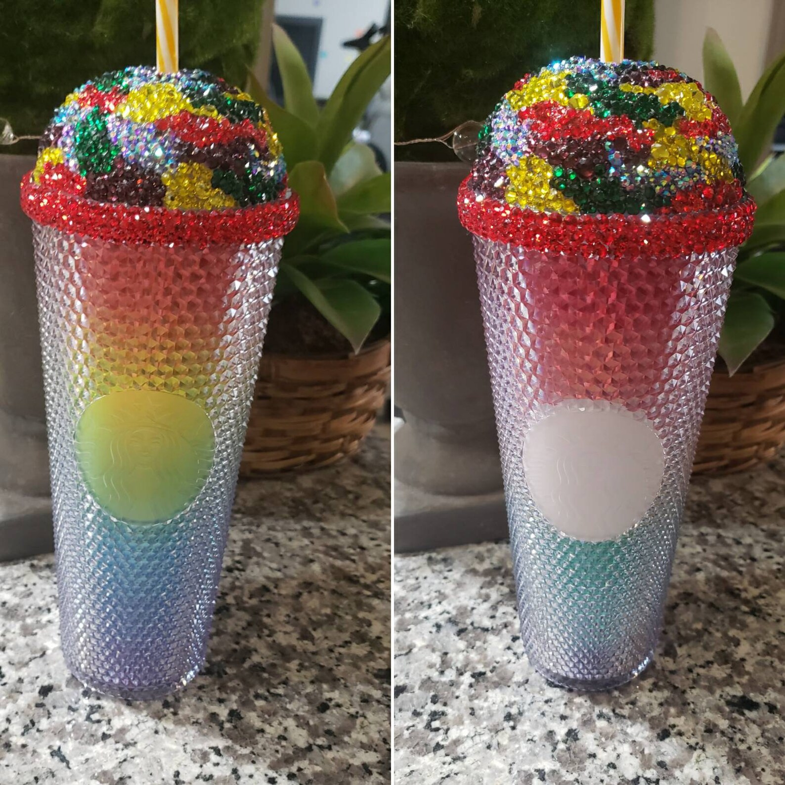 Custom BLING Dome Lids for 16 oz /24oz Tumbler Etsy
