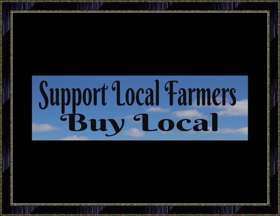 Support Local Farmer- Blue