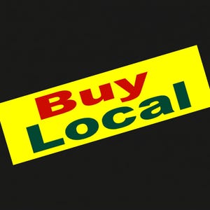 Buy Local Bumper Sticker