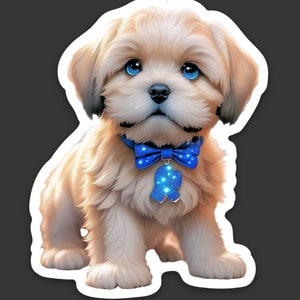 Set completo di adesivi trasparenti e glitterati per amanti dei cani e dei gatti (quattro adesivi)