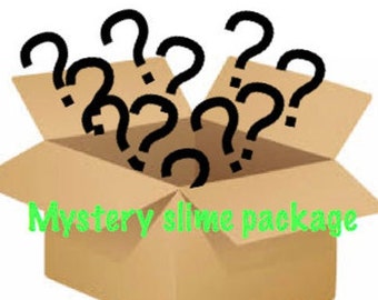 Mystery slime package, small, medium, & Large