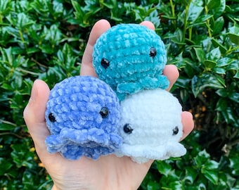 Crochet Octopus | Stress Pet | Stress Toy | Octopus Plush | Mini Octopus Plush