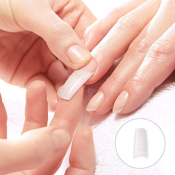 500pcs Acrylic Nails Tips Artificial Fake French Half False Etsy