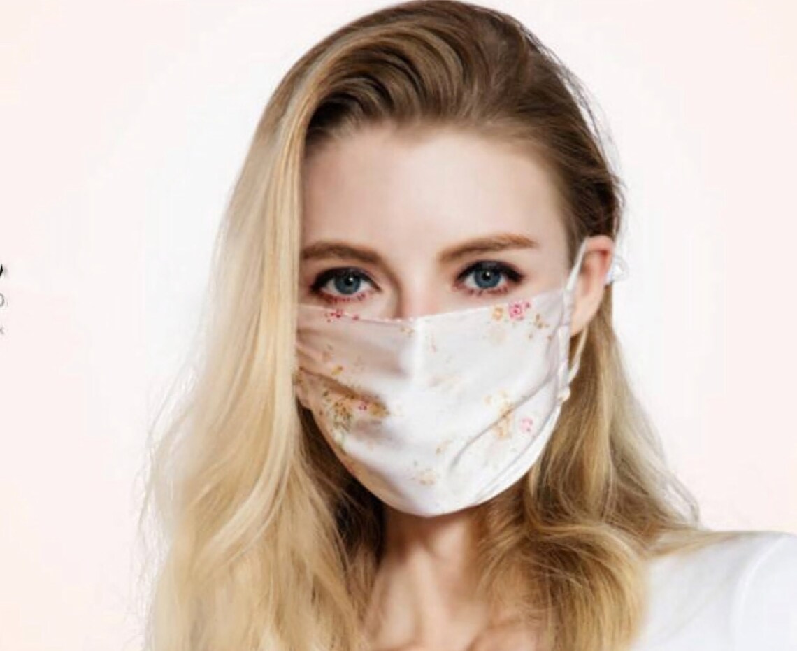 100 Silk Face Mask Luxry and Thin Face Mask Breathable Etsy UK