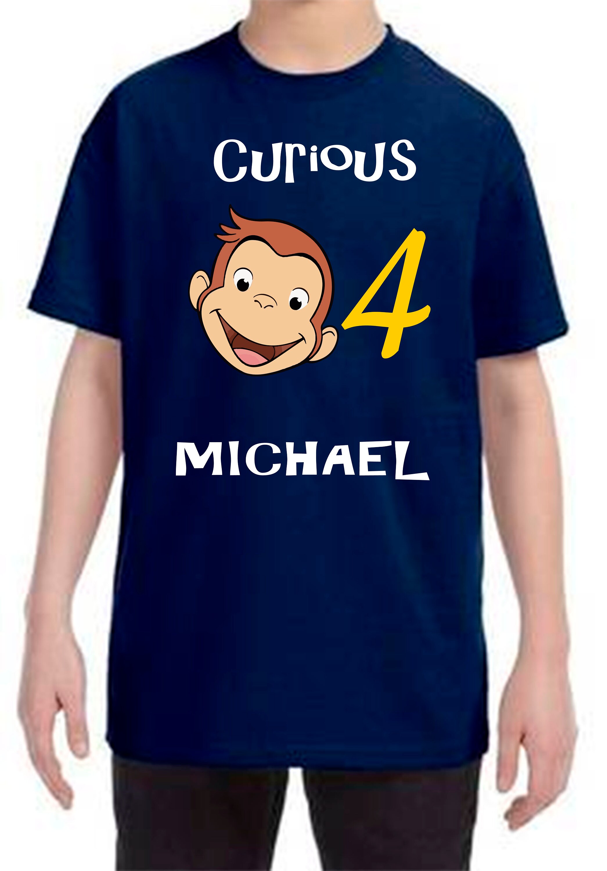 Curious Custom Tshirt personalized with name and Etsy