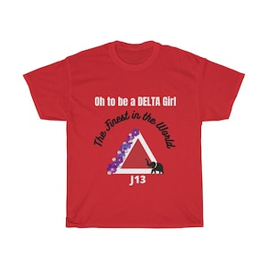 Oh to be a Delta girl T-shirt, Historically Black Sorority, Delta Sigma Theta shirt, DST Shirt, Greek T Shirts, DST gift