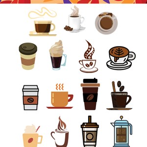 Planner Stickers Coffee Variety