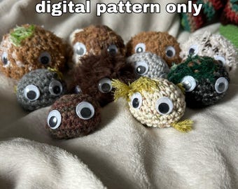 かぎ針編みのペットロックパターン初心者向けアミグルミロックボルダー