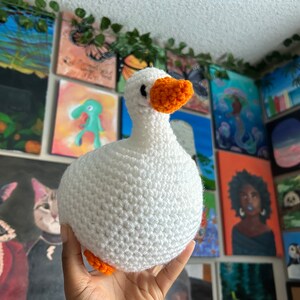 Crochet Goots | Amigurumi Round Goose Plush