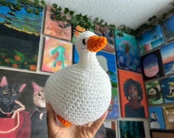 Crochet Goots | Amigurumi Round Goose Plush