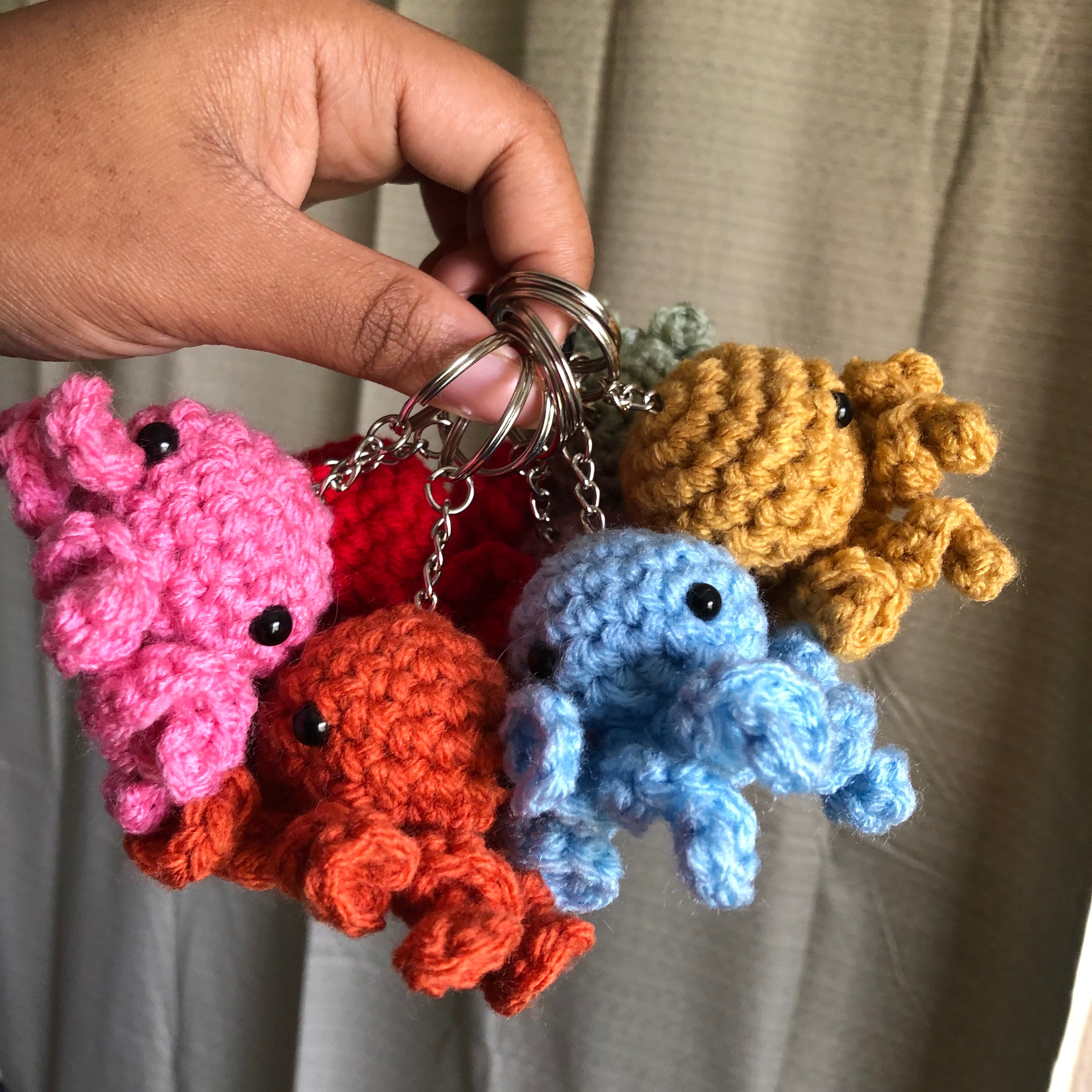 octopus keychain pop it