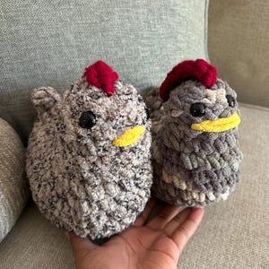 Crochet Chicken Plush | Handmade Amigurumi Chickens | Handmade gifts