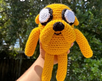 デジタルパターン ジェイク・ザ・ドッグ アドベンチャータイムキャラクター かぎ針編み PDF