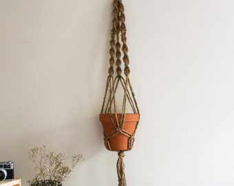 Cintre d’usine de Macrame // Porte-pot Macrame