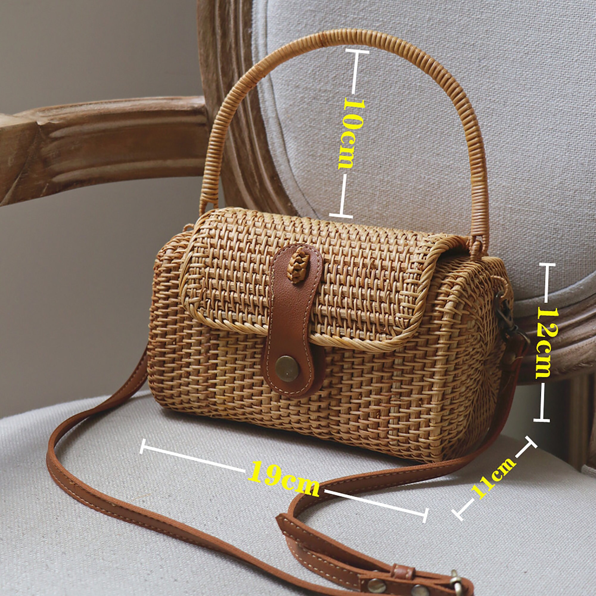 Rustic Decorative Bags Storage Box Dustproof Woman Handbags - Etsy